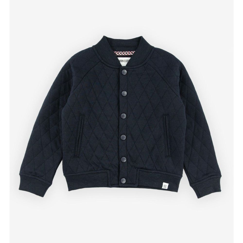 Kids Quilted Jacket - Black